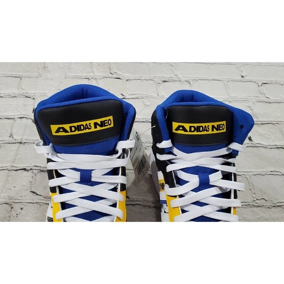 Adidas Entrap Neo Mid Golden State Warriors Blue Yellow GW4399 MENS SIZE 8.5 - Picture 4 of 8